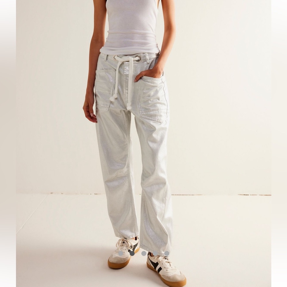 Free People Moxie Low Slung Barrel Jeans SOLD OUT